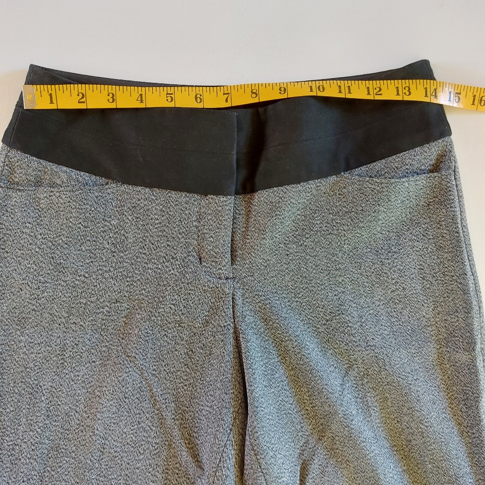 Express Editor Fit Slacks Size 0r Gray & Black - image 4